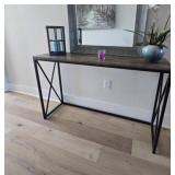 Entry Table or Sofa Table  Wood & Metal