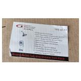 6 1/2' Shower Head, Polished Chrome, Handle NIB x4