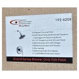 Polished Chrome Shower Head & Handle NIB 6 1/2'