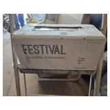 Festival Glazed Ceramic Tiles 3' x 6' (Qty 7) NIB