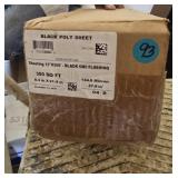 Black Poly Sheeting 12'x300' - 6mil Flashing NIB