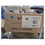 TransGlobe Brushed Nickel Flush Mount NIB