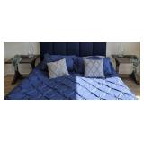 Royal Blue Comforter Set & Pillows