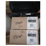 4' Black Roof Cap Flush Flapper Screen X2 and