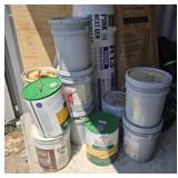 Misc. Stain & Paint (Qty 11) 5 gal buckets