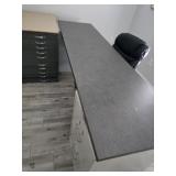 Countertop 7.5', Filing Cabinets x2, Office Chair,
