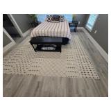 Rug 8 x 10 Beige & Brown Design