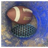 Junior Size Football & Agua Inflated Football