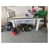 Workbench White Table 7' x 36 1/2'
