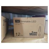 7W Dimmable LED Edison Vintage Bulbs Qty 5