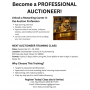 Become a Professional Auctioneer!