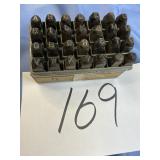 Vtg. Steel letters stamp set.