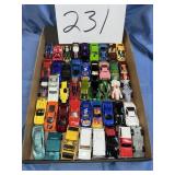 Box slot, hot wheels and matchbox race, cars, and