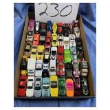Large box lot, hot wheels, and matchbox cars