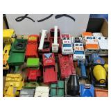 Box lot, construction, and emergency vehicle,
