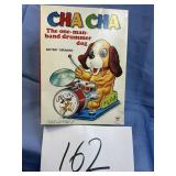 Vintage Chata, one man band drummer, dog toy in