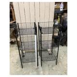 TWO METAL BINS