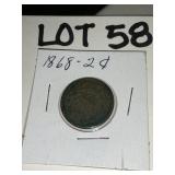 1866 two cent coin
