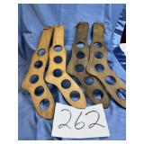 Vtg wooden sock stretchers/dryers