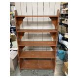 5ï¿½x3ï¿½ WOODEN SHELF UNIT