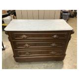 MARBLE TOP DRESSER