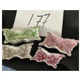 Lenwile Ardalt Japan, butterfly trinket dishs