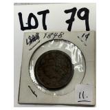 1848 large cent