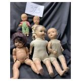 Collection of collectible vintage dolls