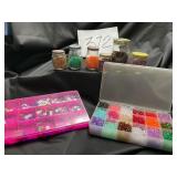 Large lot plastic beads