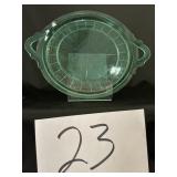 Vtg. Doric & Pansy 10 in. Handled Tray
