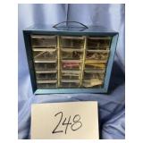 Small steel parts storage cabinet/ sewing notions