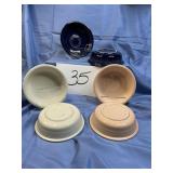 6 Homer Laughlin fiesta wear bowls 1970s retired