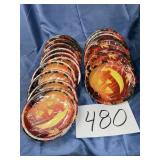 20 pk Halloween themed paper plates 8 per pack