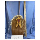 Primitive wooden paddle wall decor
