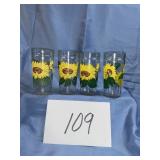 Vtg. 506 in. Tall anchor, hocking, sunflower