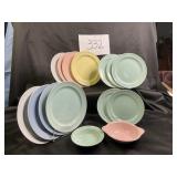 Vtg. Lu-ray Pastels Dinnerware