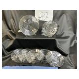 Vtg. Anchor hocking, Manhattan clear large bowl