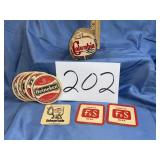 Cardboard beer, coasters, Columbia, F&S, Heineken