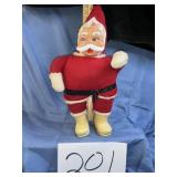 Vintage rubber faced Santa