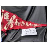Vtg. North Schuylkill high school felt1968