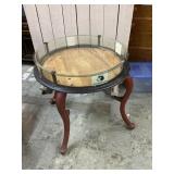 C.A. SPECIALTY FURN. DISPLAY CASE ON CAST LEGS