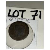 1819 large cent
