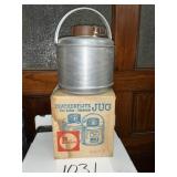 Cool MCM feather flight aluminum jug with box