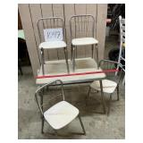 MCM Kids chrome table for chairs