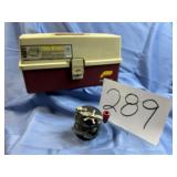 Plano fishing box and vintage pen number 85