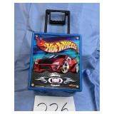 Vtg, hot wheels 100 car rolling Storage case