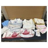 ASSORTED TABLE LINENS & DOILIES