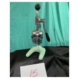Vtg. Benedict indestructible manual juicer Jedi