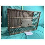 Antique wooden chicken crate