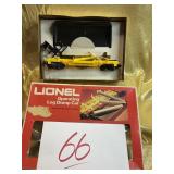 Vtg. Lionel operating log dump car in original